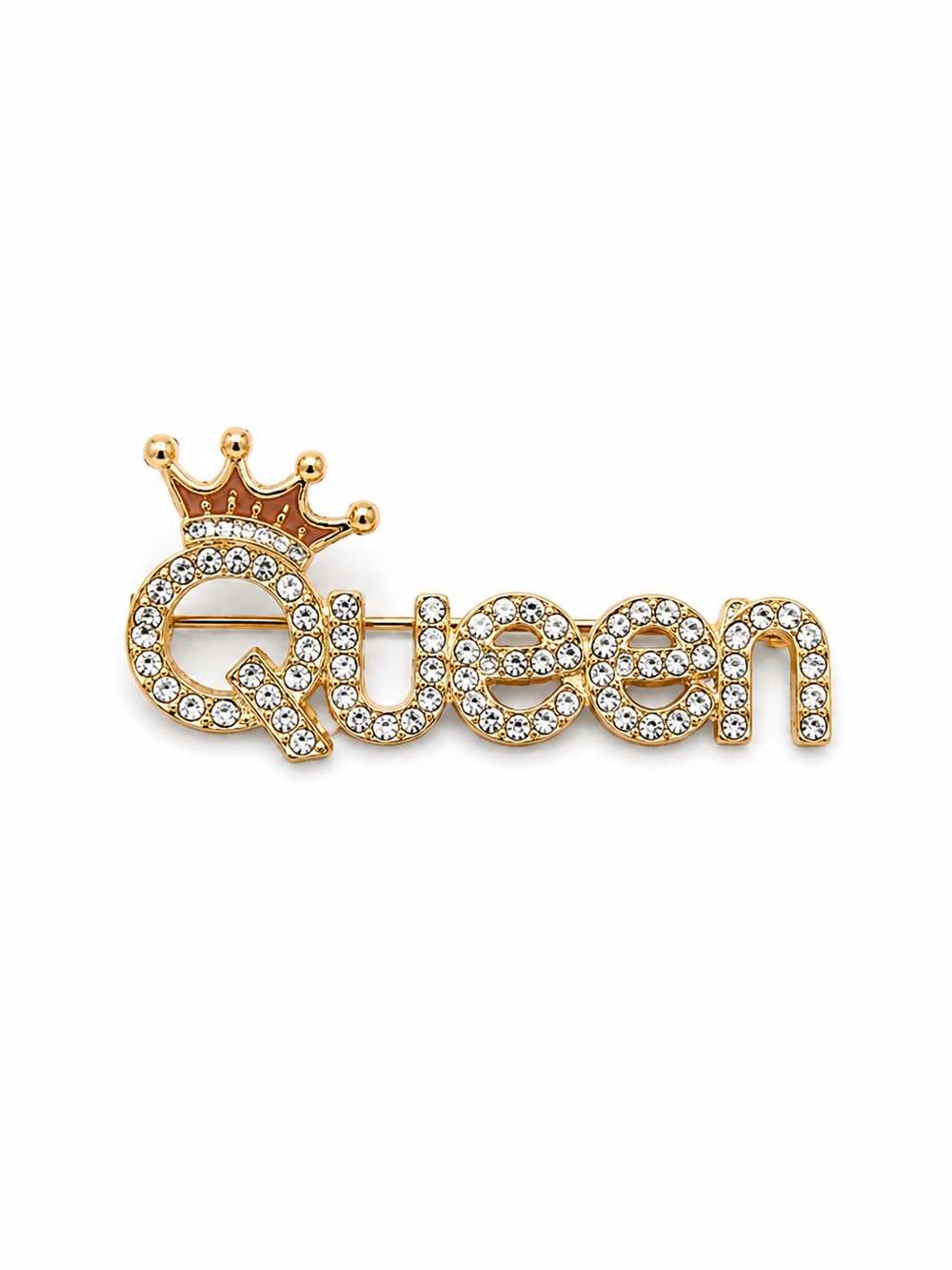 Crystal QUEEN brooch NEW